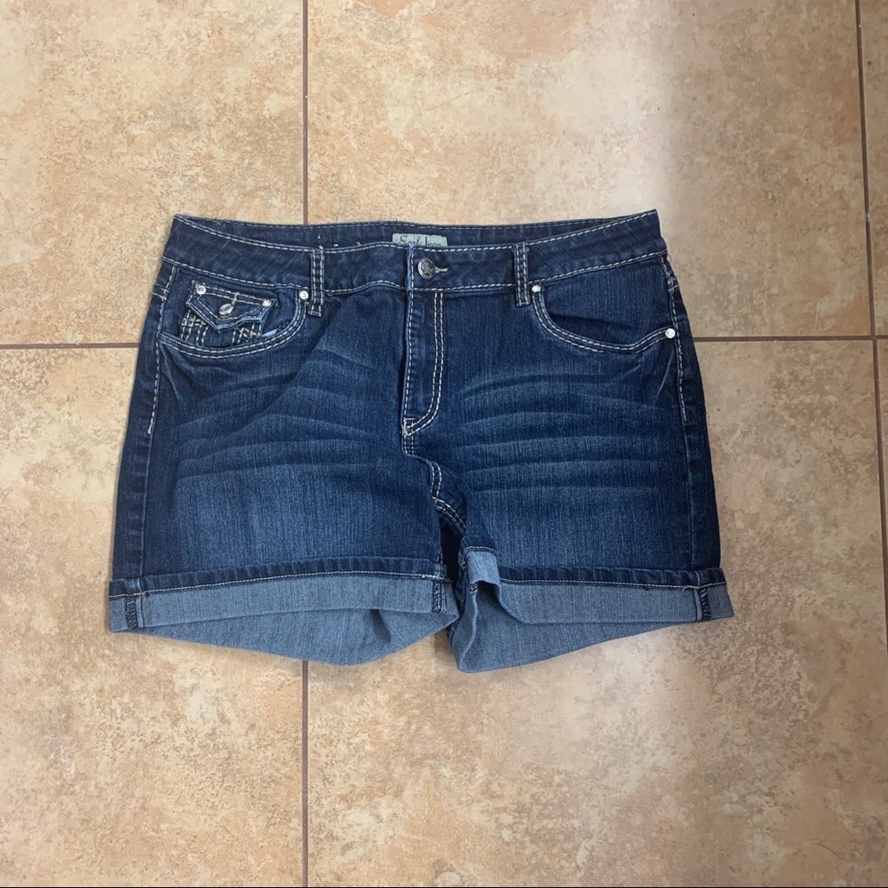 Denim shorts